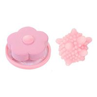 VEZAD Flower-Type Washing Machine Floating Lint Mesh Bag Hair Filter Net Pouch, Floating Washing Machine Filter Washer Lint Trap