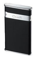Visol Caseti Flaco Ultra-Thin Black Matte Torch Flame Cigar Lighter