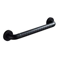 Black Stainless Steel Bath Shower Handle,Anti-Slip Grip Grab Bar,Bathroom Support Handle,for Elderly, Injury, Kid