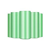 150pcs Thicken Disposable Garbage Trash Cans Wastebaskets Waste Bags Rubbish Disposable Plastic Bags,Green