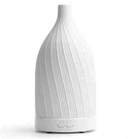 Handmade Stone Essential Oil Diffuser | 10 Hour Interval Diffusers for Essential Oils | White Ultra Quiet Defuser, Super High Aroma Output