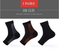Plantar Fasciitis Compression Socks, 20-30 mmHg Foot Sleeves Ankle Sleeve for Ankle/Heel Support, Relieve Foot Arch Pain, Increase Blood Circulation, Reduce Foot Swelling(3 Pairs，6-10)
