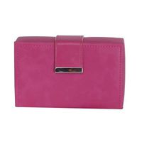 Mele & Co. Joni Travel Jewelry Case, Faux Leather, Magenta