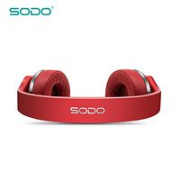 HEADPHONE,OVER-EAR,MP3,FM RADIO,SPEAKER,2 EN 1,WIRELESS RED