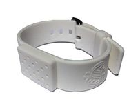 AromaTherapy Essential Oil Diffuser Bracelet; AromaSport Diffuser Bracelet White Latex Free; Made of eco-friendly silicone, waterproof