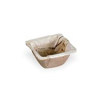 Palmshani Palm Leaf Square Bowl (Case of 300), PacknWood - Eco-Friendly Compostable Wooden Disposable Bowls (2.5" x 2.5" x 1.3") 210BBB671