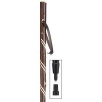 Unisex Cane Dark Scorched English Chestnut  -Affordable Gift! Item #DHAR-9769700