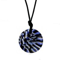 Disc Pendant - Cadet - Chew Necklace for Sensory, Oral Motor, Anxiety, Autism, ADHD