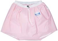 Sitz Bath Shorts - Women/Men - Wearable Soaking Garment; for Shower, On a Bath Chair, or on The Toilet. No tub or Awkward Bowl Required! (Women-Waist 29-31, Hips 33-36, Upper Thigh 23-25, Light Pink)