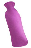 Stylish Washable Rectangular Hot Water Bottle with Cover 1 L -09