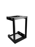 RAISING ELECTRONICS 15U Wall Mount Open Frame 19'' Server Equipment Rack Threaded 15 inch Depth Black (15U)