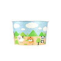 Karat C-KDP4 4 oz. Food Container, Safari - Safari (Case of 1000)