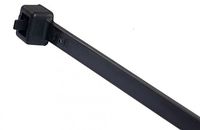 South Main Hardware 888026 8-in Releasable Pawl, 100-Pack 50-lb, Speciality Cable Tie, 8", Black UV, 100 Piece