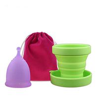YAMEIJIA Disinfection of Silicone Menstrual Cup Menstrual Vaginal Bei Bei De Materia Medica Disinfection Sports car Collection Period,1,L