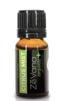 ZeVana Organic Essential Oils 15 ML USDA Certified, Citrus Mist