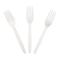6.5" PrimeWare CPLA Compostable Fork/Case / 1000-ct.