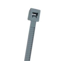 NTE Electronics 04-14508 Nylon Cable Ties, Standard, 50 lb. Tensile Strength, 14.56" Length, 0.180" Width, 0.052" Thickness, Gray (Pack of 100)