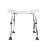 Bath Chair Shower Stool Height Adjustable Shower Stool, Disabled Bathroom Seat Non-slip Shower Chair Shower Seat Elderly Bathing Aid Pregnant Woman Bath Seat, Maximum Load Capacity 136Kg Bathroom Whee