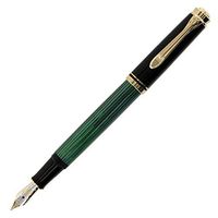 Pelikan Souveran Black-Green M300 Fountain Pen - Fine