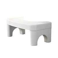 reakfaston Toilet Footstool Toilet Stool Plastic Squatting Stool Convenient Compact Toilet Assistance Steps for Travel and Bathroom