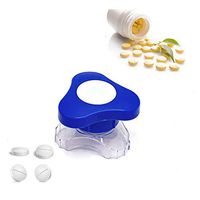 Pill Crusher Tablet Grinder Medicine Cutter Durable Plastic Ergonomic Grip Pulverizer Grind Crush
