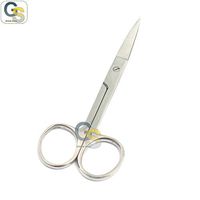 G.S DENTAL SCISSORS 4.50" STRAIGHT S/S BEST QUALITY