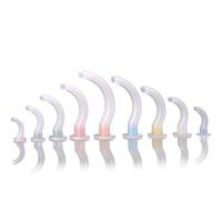 Aurelius Disposable Oral Guedel Airway Tube for First Aid,Pack of 9 in Poly Bag