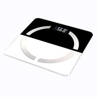 Lfsp Body Fat Scales, Bathroom Scales Body Analyzer, Digital Electronic Scale Accurate Weighing, Measurement Display Clear Weight 30cm 30cm (Color : C)