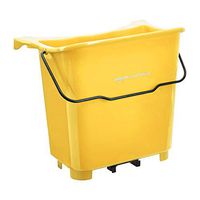 AmazonCommercial Fresh Mop Cleanser Supplemental Buckets, Yellow - 3-Pack