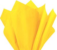 Flexicore Packaging| Gift Wrap Tissue Paper|15"x20"|100 Count (Dandelion Yellow, 100 Sheets)