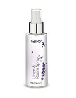 IntiMD Linen & Room Spray, Calming & Relaxing Lavender Scent for any Fabric, Room and Space, Alcohol Free, 4 oz, Made in USA
