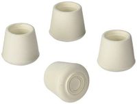 MINTCRAFT FE-50643 ProSource Furniture Leg Tip, 3/4 in Dia, Round, White