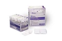 Excilon AMD Antimicrobial Sterile Gauze Split Drain Sponges - 6 ply 4 x 4 - Tray of 50 by Kendall