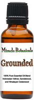 Miracle Botanicals Grounded Essential Oil Blend - 100% Pure Essential Oils - 5ml, 10ml, or 30ml Sizes - Therapeutic Grade - 30ml