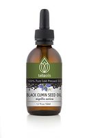 Teliaoils Black Seed Cumin Oil, 100% Pure, Organic, Cold Pressed, Rich in Omega-3 & Omega-6 fatty acids & Polyphenols Premium Therapeutic Grade, For Skin, Nails & Hair, an excellent Antioxidant & Anal