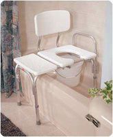 Medline 600 Pound Capacity Commode Transfer Bench