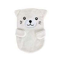 Cute Bear PVC Water Bottle with Soft Fleece Cover for Home Office Outdoor or Hot Cold Therapy