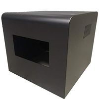 DNP RX1 Aluminium Printer Cover Powder Coated with Textured White Modern Slick Look (Black)