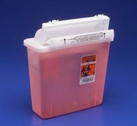 (EA) SharpStar In-Room Sharps Container with Counter Balanced Lid