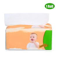 Blusea 4 Layers, Wood Pulp Facial Tissue, Toilet Paper Tissue Napkins, Household Tissues for Home Office Bathroom 480 Sheet Per Pack