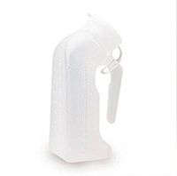 Male Urinal McKesson 32 oz. / 1000 mL With Cover Single Patient Use - CASE of 48