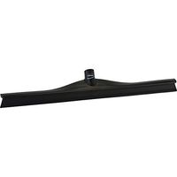 Vikan 71609 Rubber Polypropylene Frame Single Blade Squeegee, 24", Black