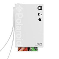 Polaroid Mint Instant Print Digital Camera (White), Prints on Zink 2x3 Sticky-Backed Photo Paper
