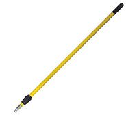 HUB City Industries TE-144 Te-Series - Metal Extension Inside A Fiberglass Handle Non-Slip Twist Lock. 1.25" OD, 72" to 144" Long