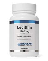 Douglas Laboratories - Lecithin 1200 mg - Supports Emulsification and Mobilization of Fats and Cholesterol - 100 Softgels
