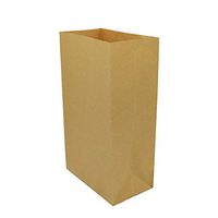 Extra Mini Natural Small Paper Lunch Bags 500Pcs Pack, Bagmad Brown Kraft Paper Bags, Retail Snack Candy Sweet Bread Bag Sacks, (#4, 5x3.14x9.45 500pcs)