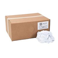 Beltex Reusable New, White, Bleached Knit 20 Pound Box