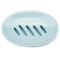 Pviolet Soap Dish Box Double Lattice Soap Case Holder Soap Container Home Bathroom Shower Travel Camping Double Plastic Soap Box Family Bathroom Soap Dish Plastic