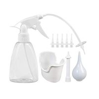 SUPVOX Earwax Removal Kit Ear Spray Irrigation Washer Ear Cleaning Bulb with Basin Tips for Children Adult