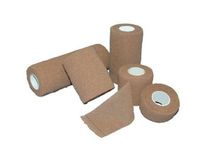 McKesson Non-Sterile Elastic Self-Adhesive Bandages with Cohesive 6 Inch X 5 Yard - Case of 12 Rolls